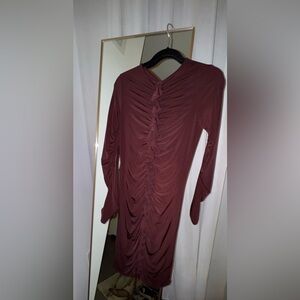 Reiss Deep Burgundy Dress